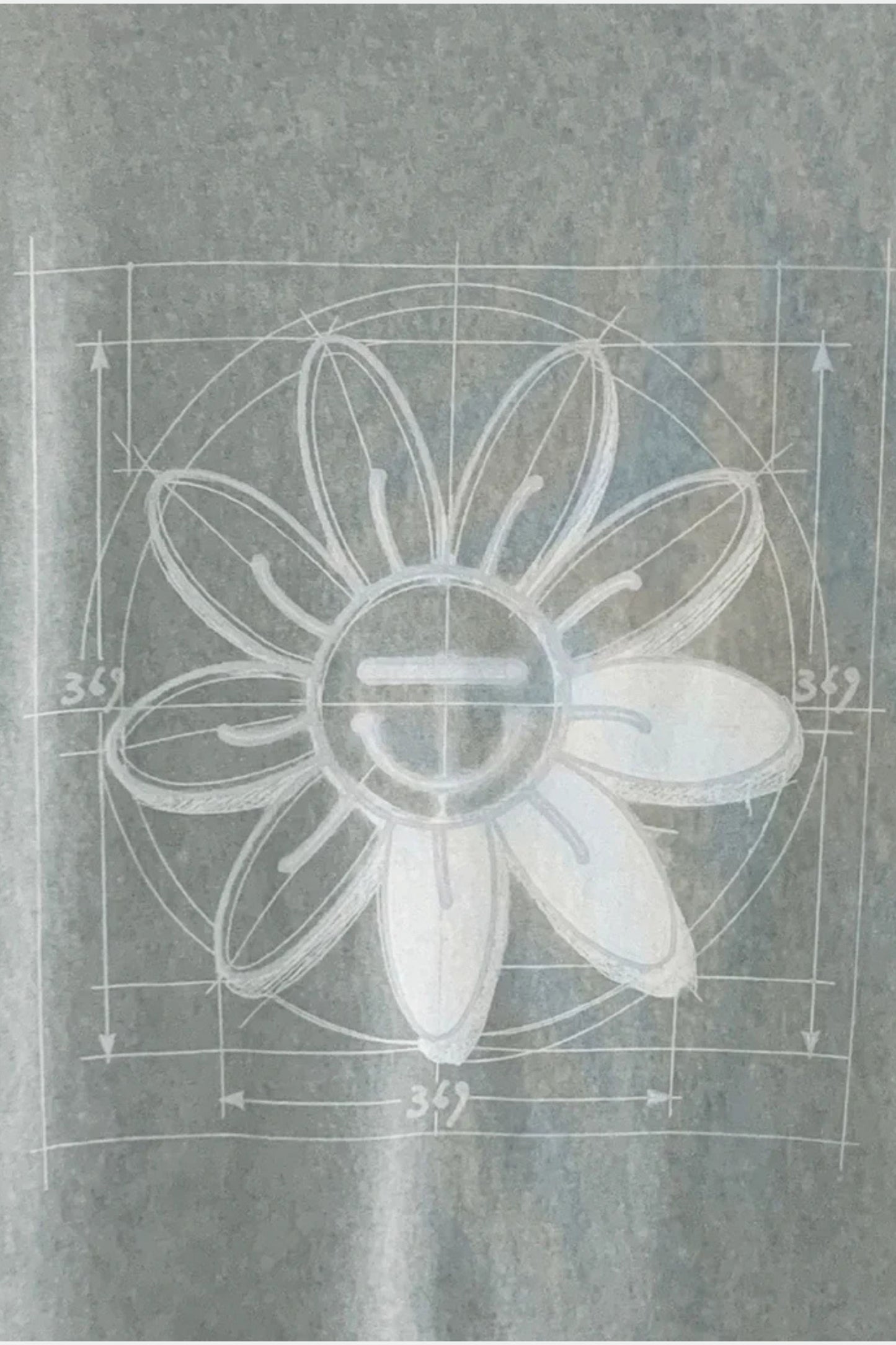 369 LAB SKETCH BABY FLOWER TEE