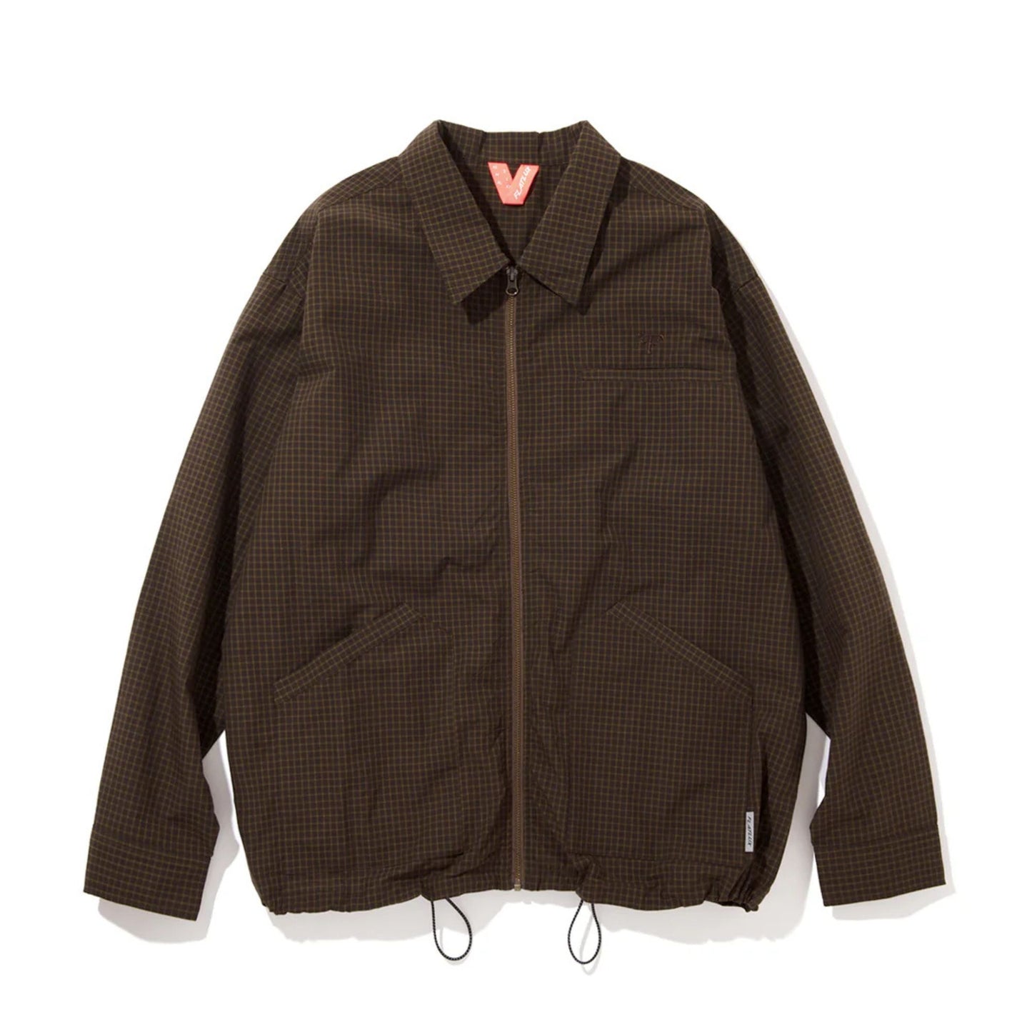 FLATLUX VAIN ZIP SHIRT "PLAID"