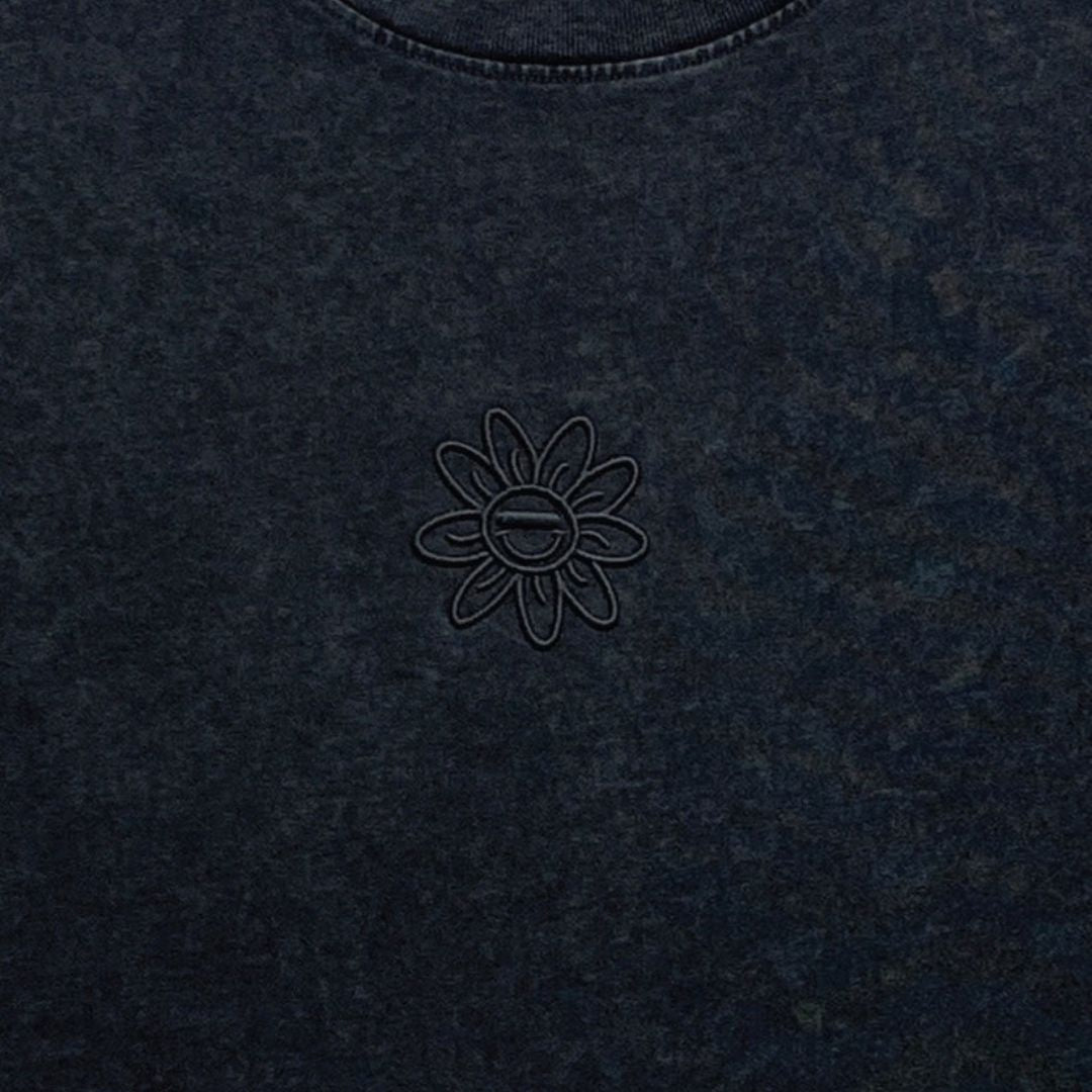 369 LAB TONAL BABY FLOWER EMBRO TEE