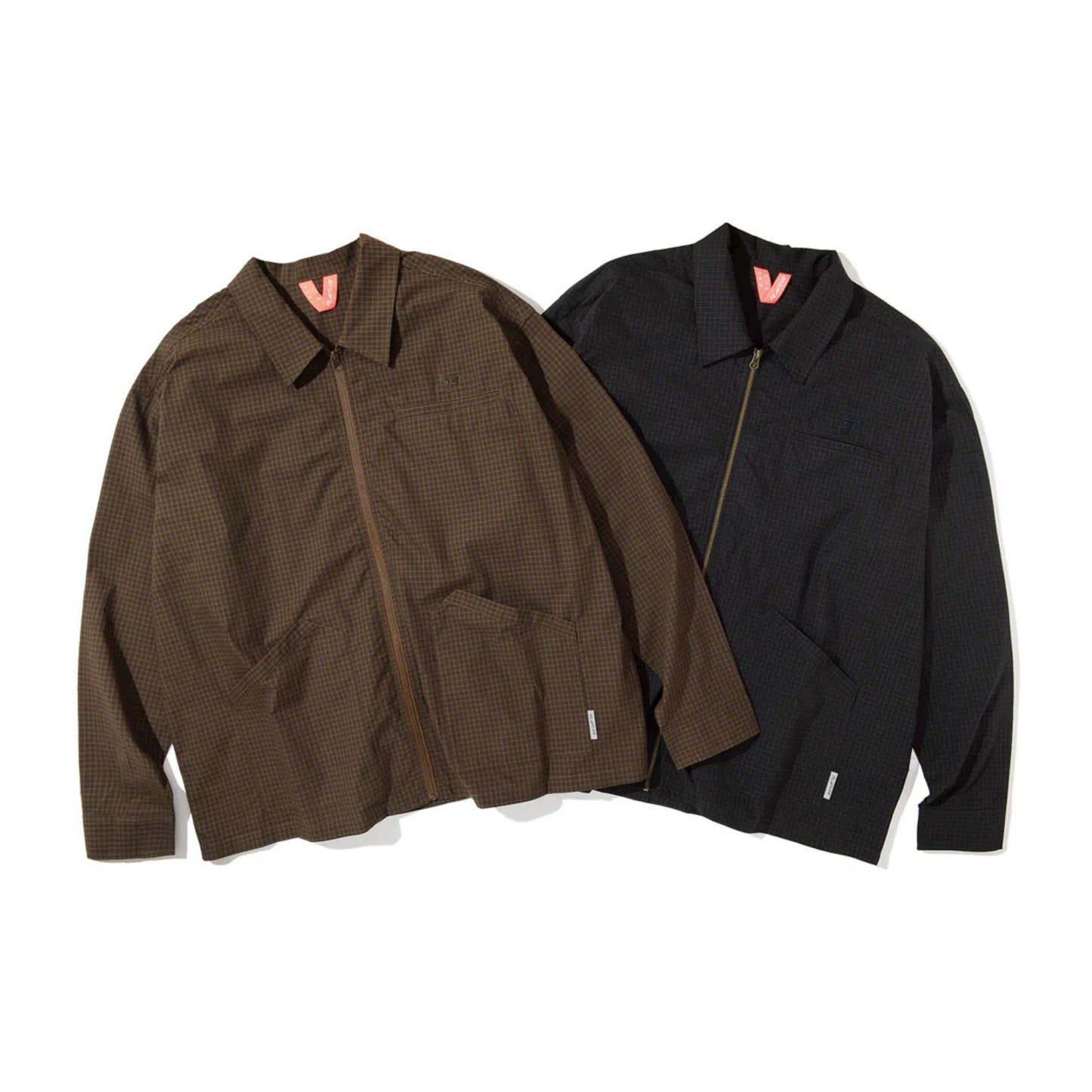 FLATLUX VAIN ZIP SHIRT "PLAID"