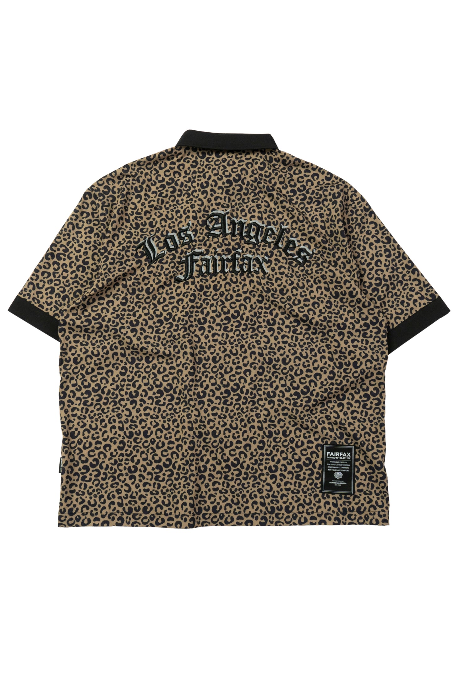 FAIRFAX WESTEN LEAPARD PRINT SHIRT