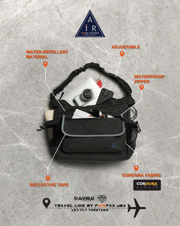 FAIRFAX DRSWSTRINGS SHOULDER BAG (CORDURA)