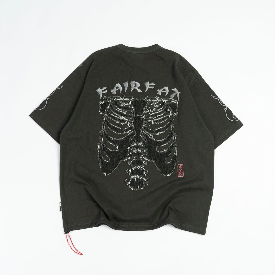 FAIRFAX WASH SKELETON EMB. TEE