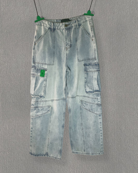 369 LAB Pocket Details Loose Jeans