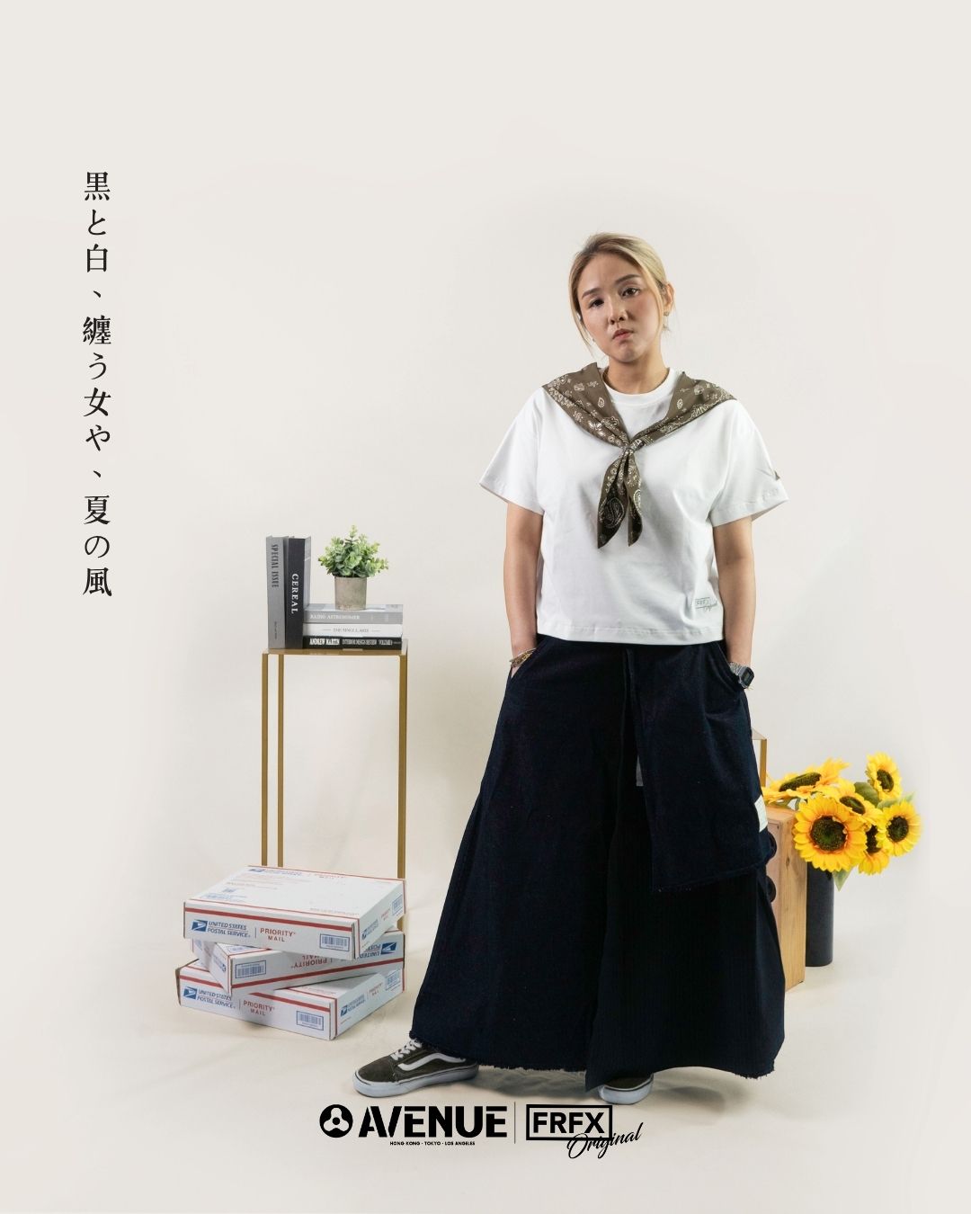 FAIRFAX SCARF TEE