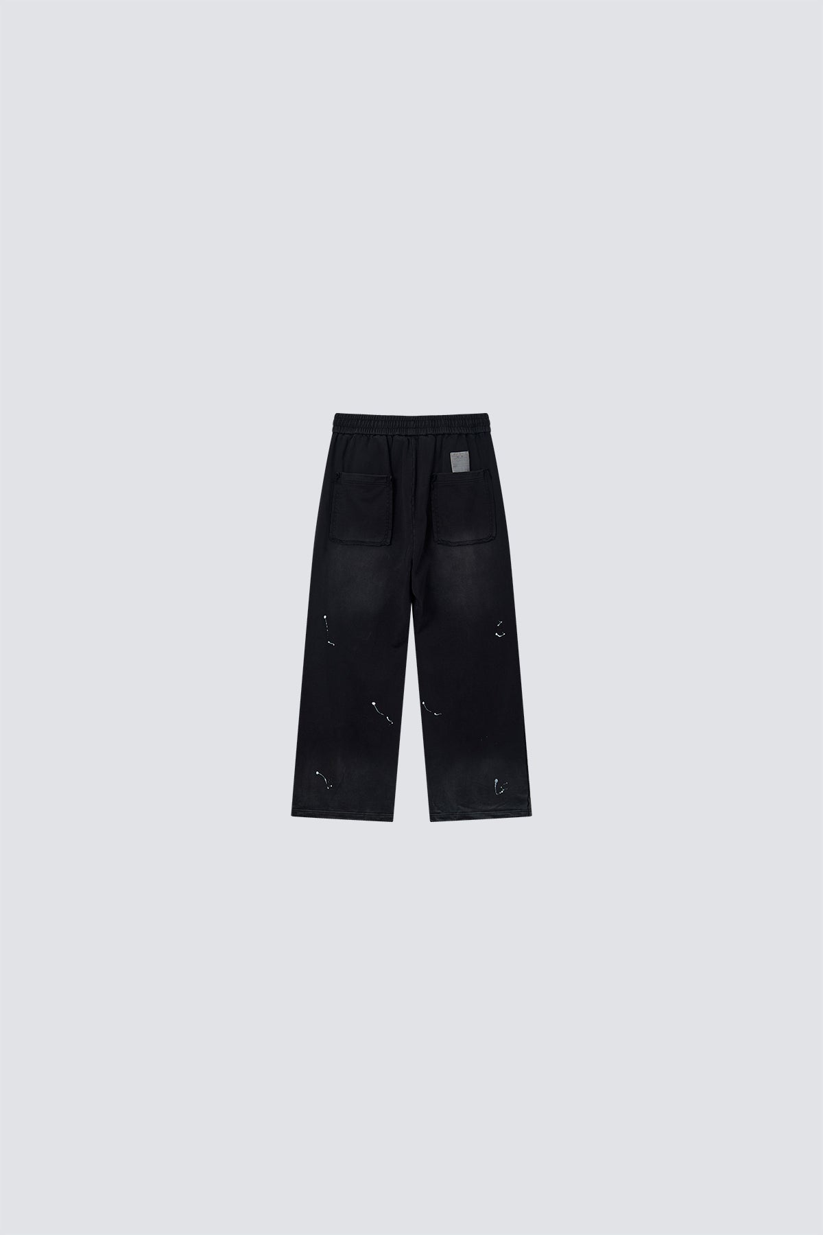 FUMBLE WASHED SWEAT PANTS - BLACK