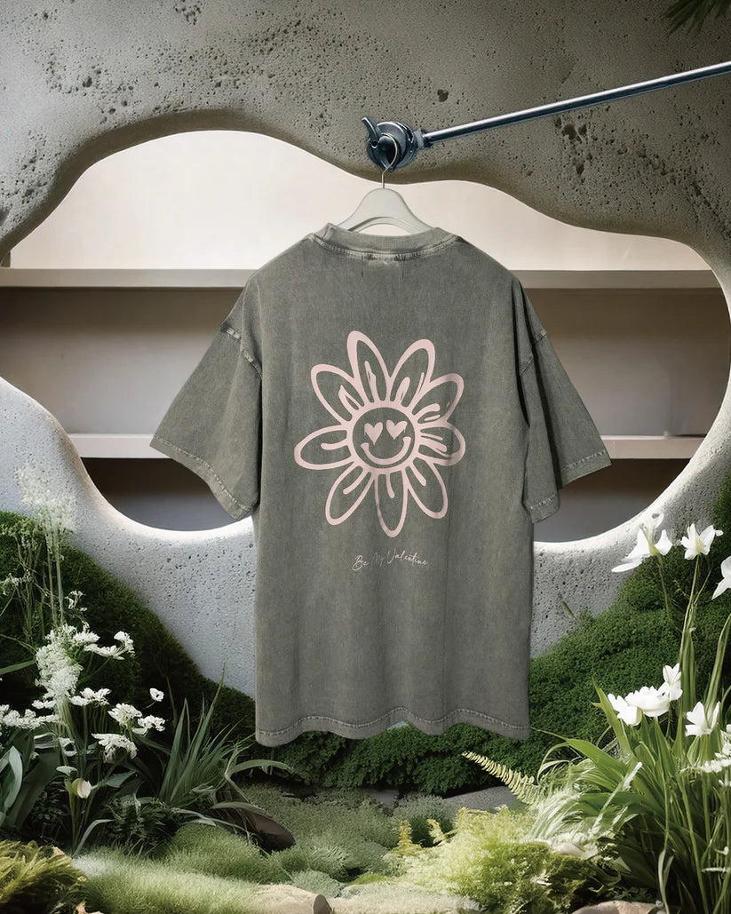 369 LAB Heart Eyes Baby Flower Tee