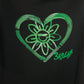 369 LAB Baby Flower Heart Print Tee