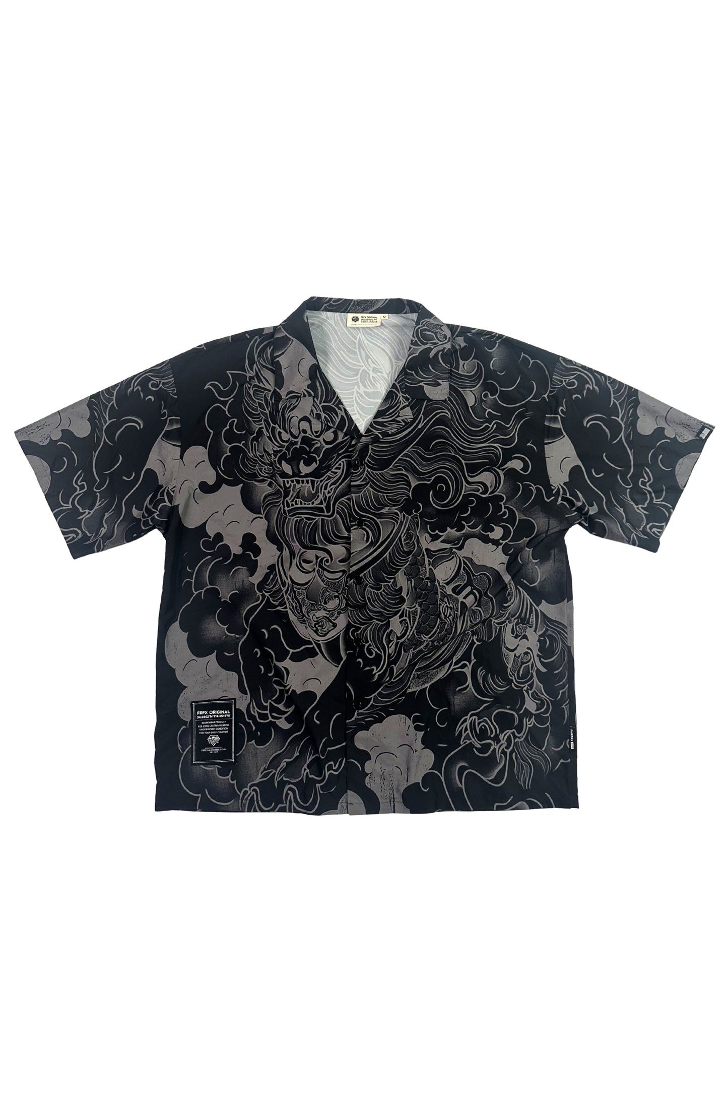 FAIRFAX OMAINU OPEN COLLAR SHIRT