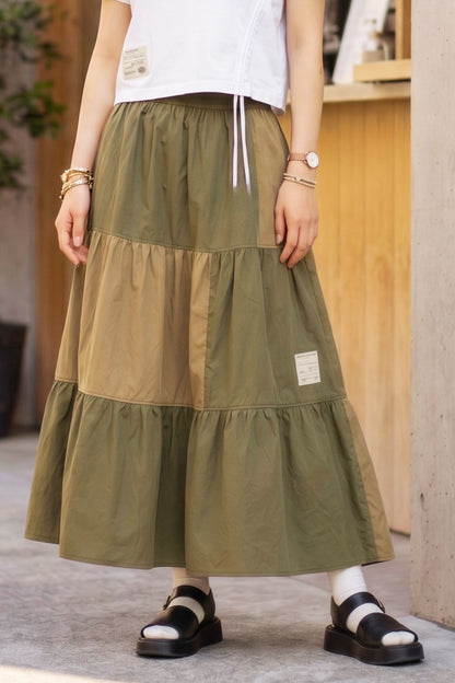 FAIRFAX LADY COLOR BLOCK SKIRT