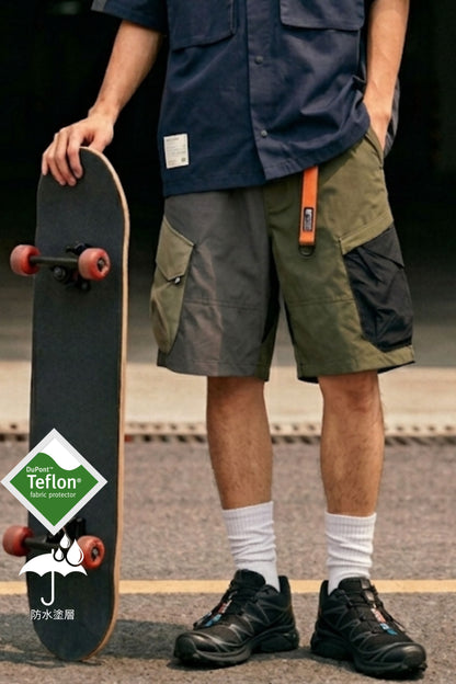 FAIRFAX TEFLON COLORBLOCK SHORTS