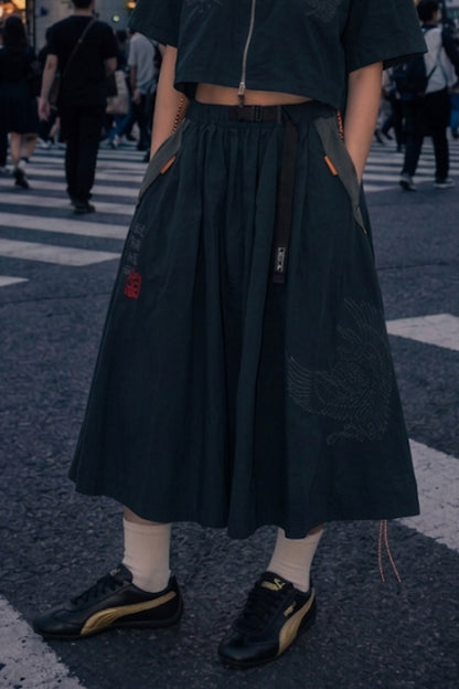 FAIRFAX CRANE EMB DRESS