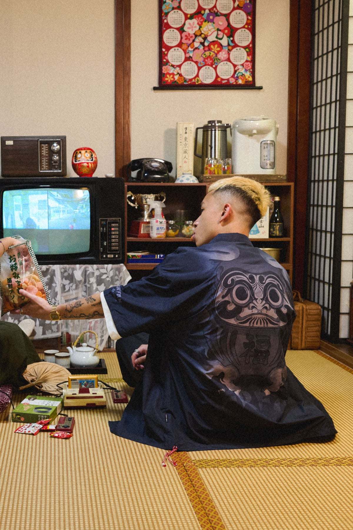 DARUMA OPEN COLLAR SHIRT