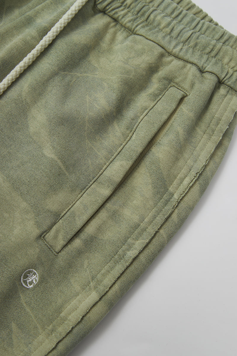 FUMBLE WASHED SWEAT PANTS - DRY LEAVES