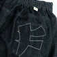 FAIRFAX PINSTRIPE PANEL DENIM SKIRT