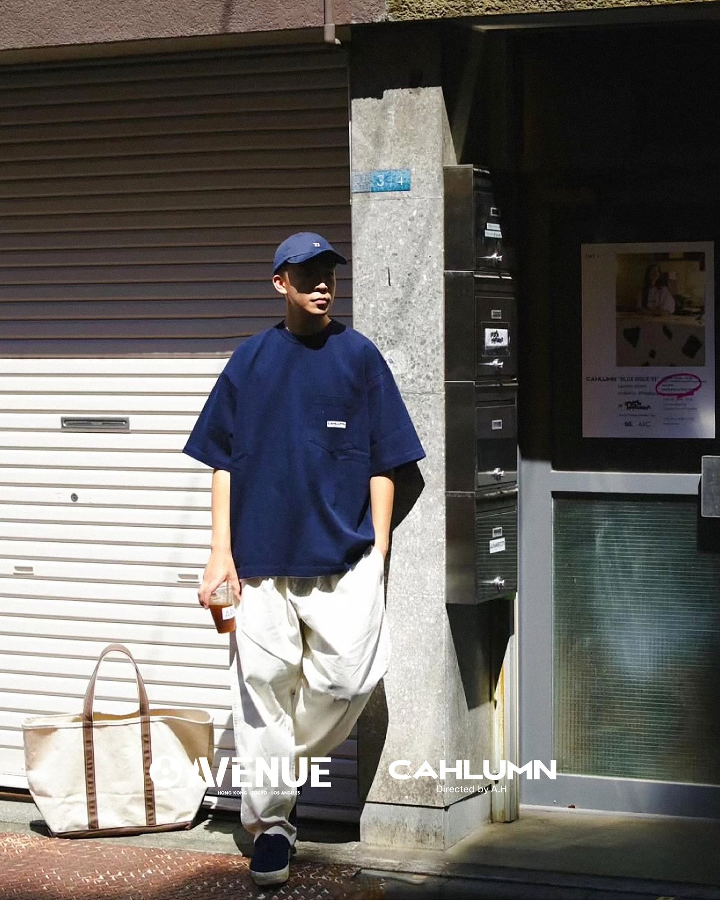 CAHLUMN Heavy Weight Jersey Pocket T-Shirt