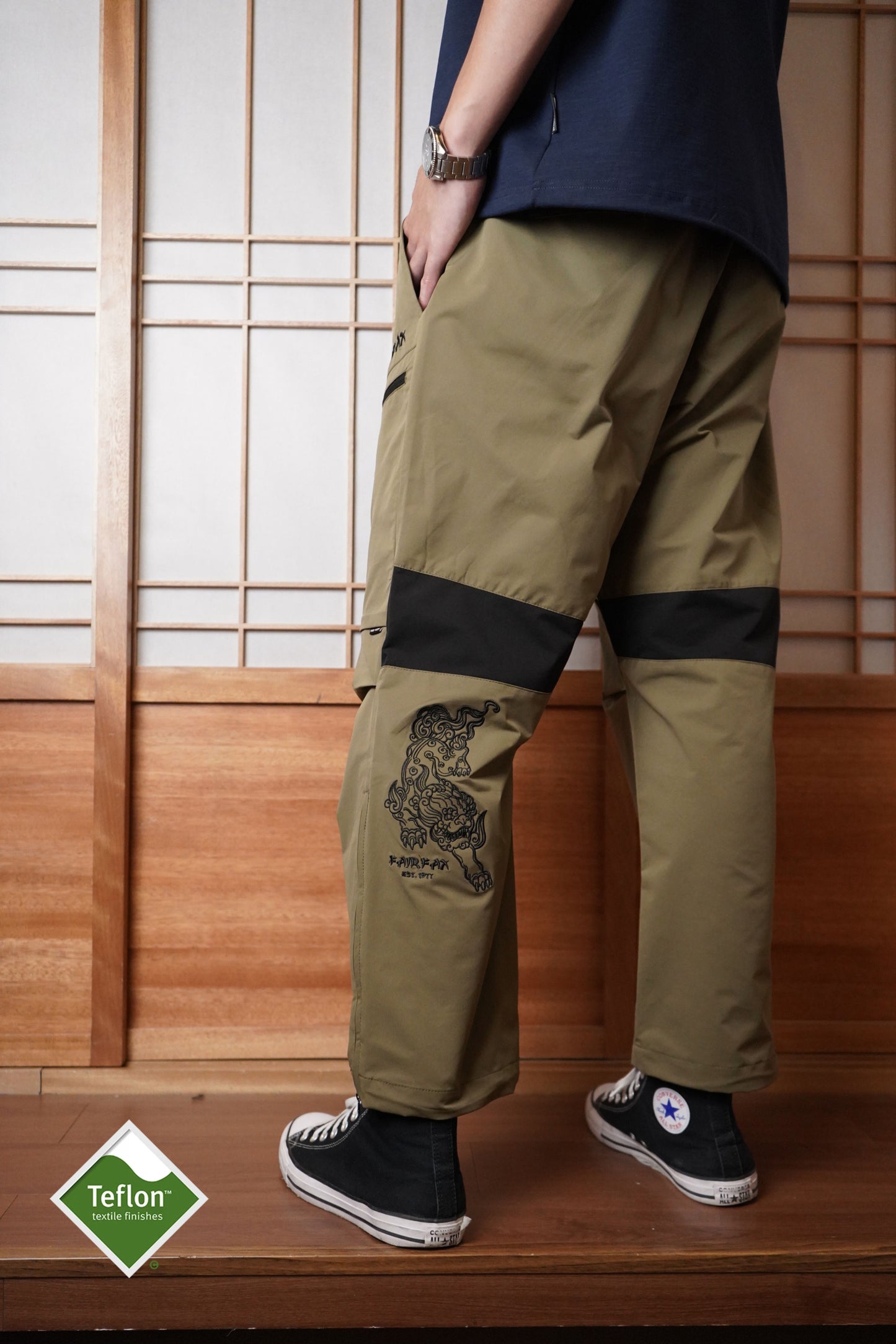 FAIRFAX CARGO EMB PANTS