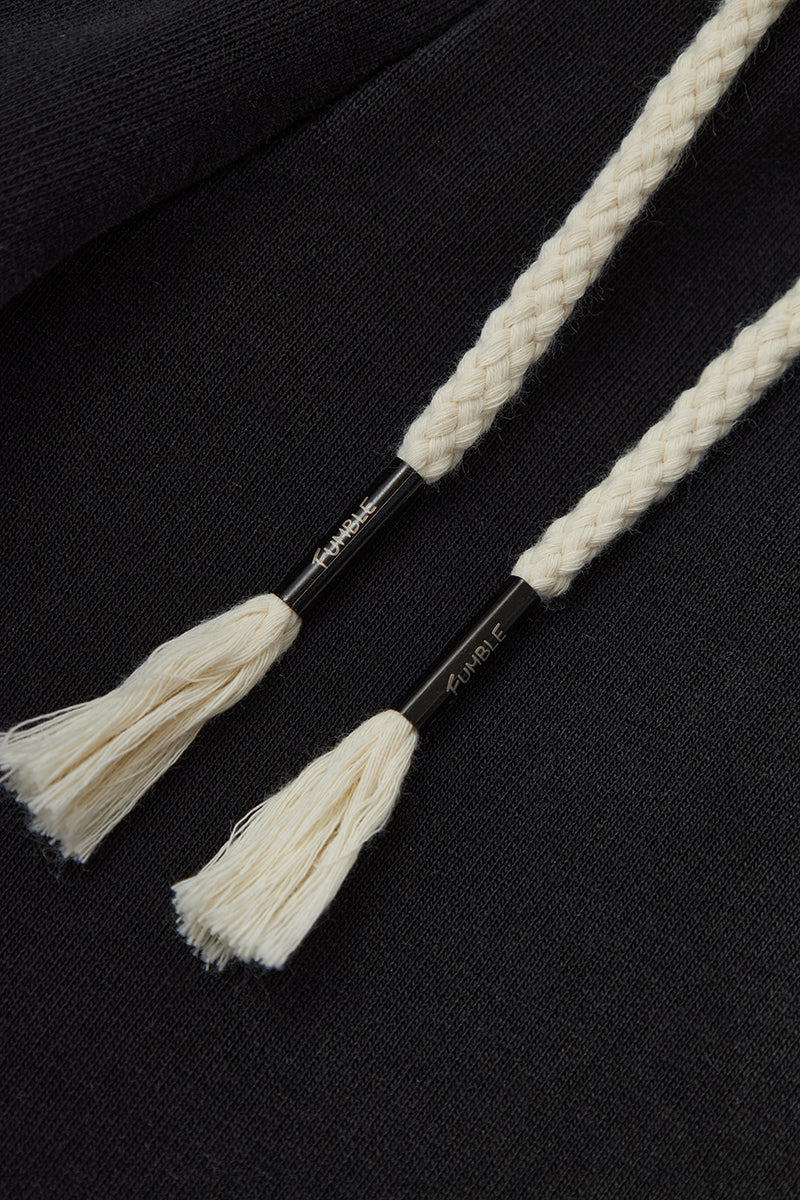 FUMBLE WASHED SWEAT PANTS - BLACK