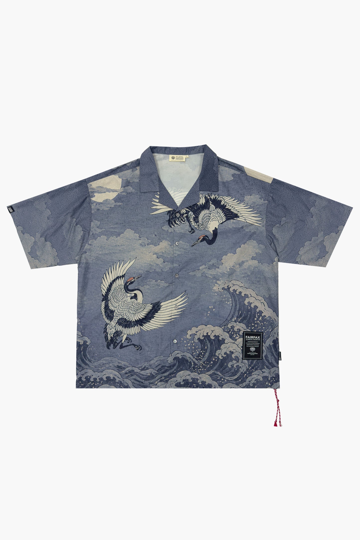 FAIRFAX CRANE PRINT SHIRT