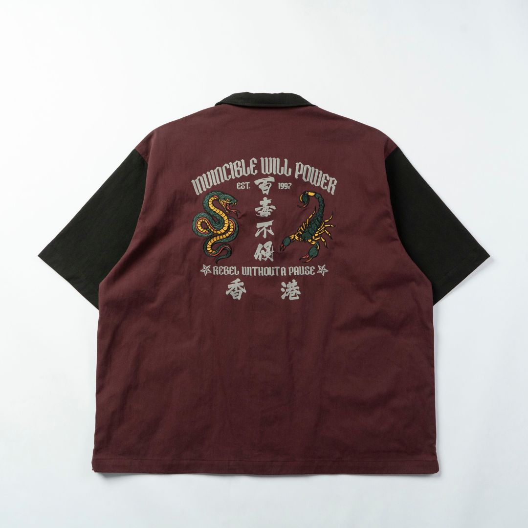 DUSTY INVINCIBLE EMB SHIRT