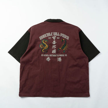 DUSTY INVINCIBLE EMB SHIRT