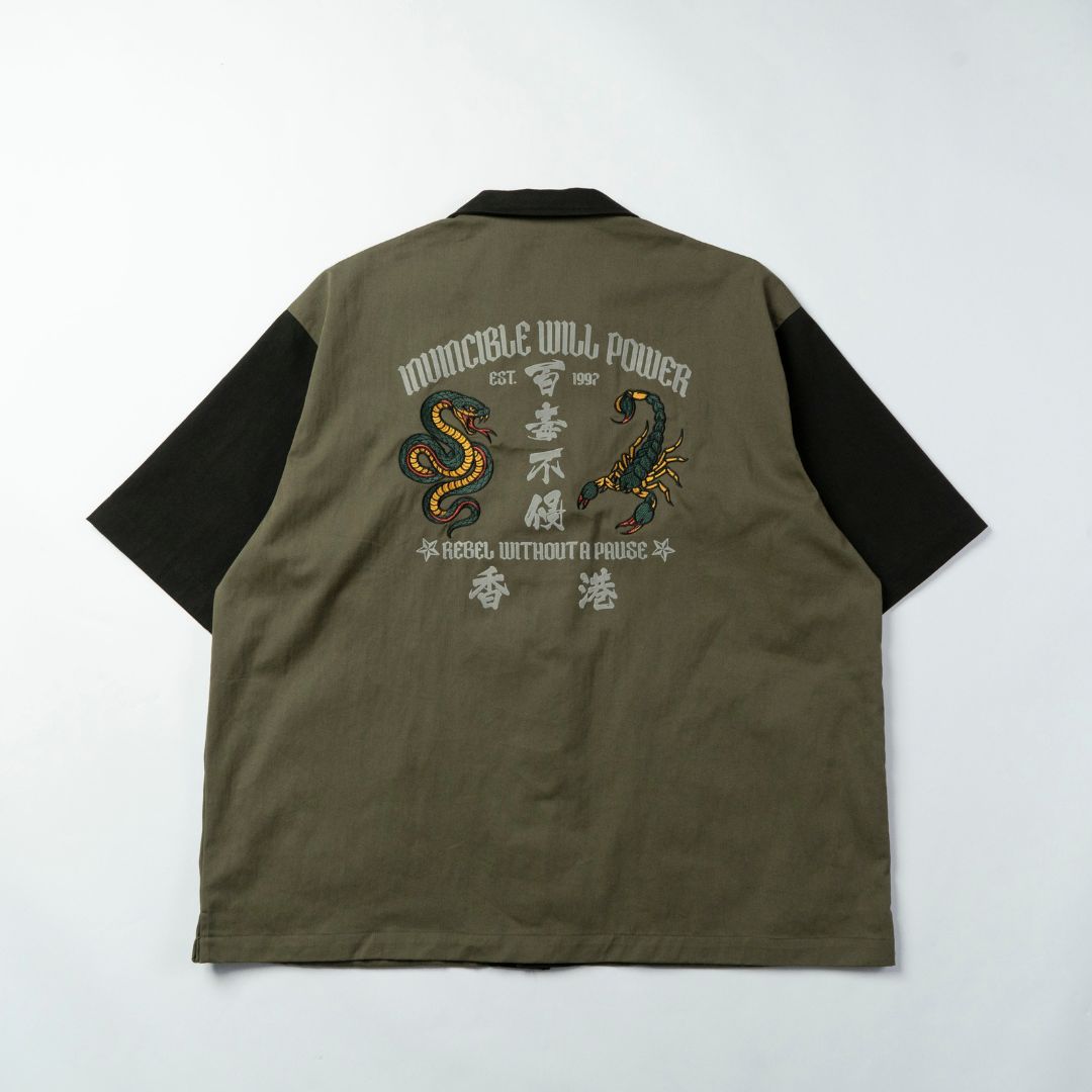 DUSTY INVINCIBLE EMB SHIRT