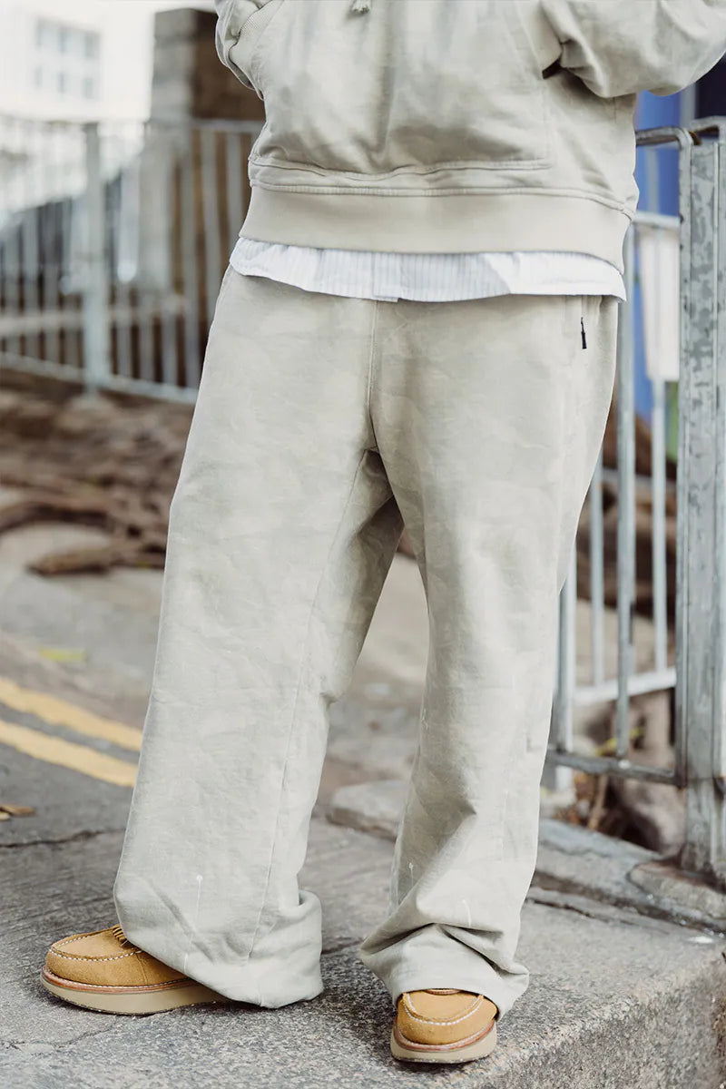 FUMBLE WASHED SWEAT PANTS - DRY LEAVES