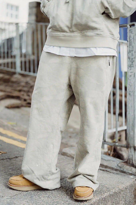 FUMBLE WASHED SWEAT PANTS - DRY LEAVES