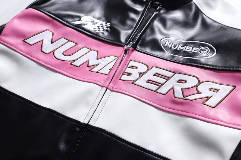 NUMBER-R Racing Leather Jacket
