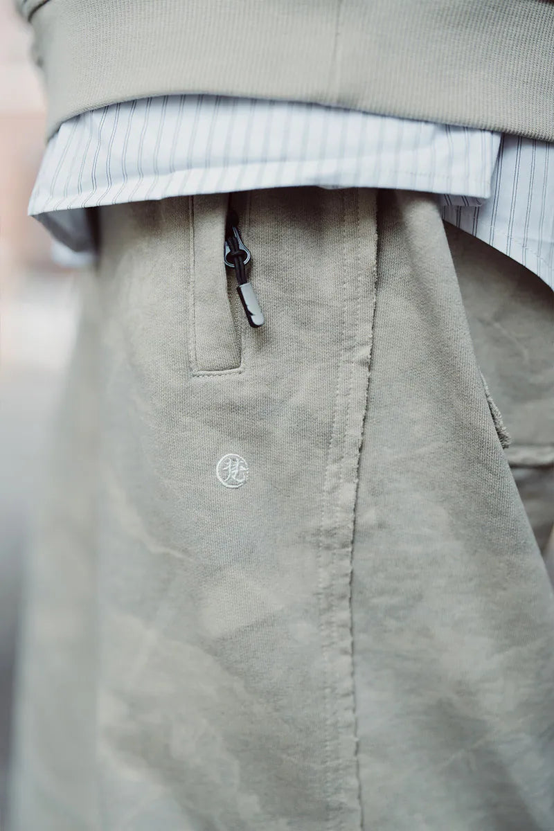 FUMBLE WASHED SWEAT PANTS - DRY LEAVES