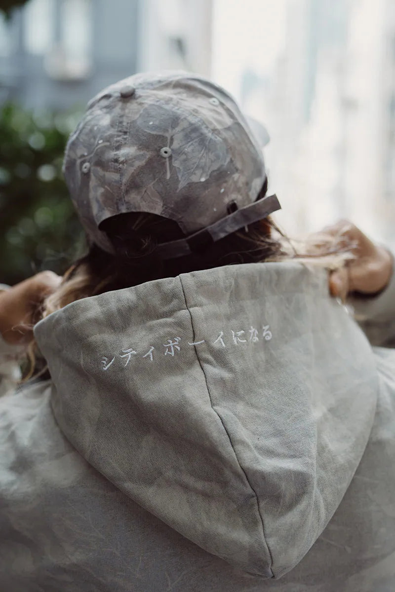 FUMBLE JAPANESE APPLIQUE CAP - DRY LEAVES