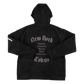K’rooklyn CORDUROY TEXTILE ZIP HOODIE - BLACK