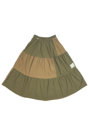 FAIRFAX LADY COLOR BLOCK SKIRT