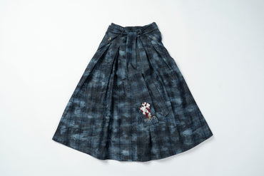 FAIRFAX CHECK DENIM KITSUNE DRESS