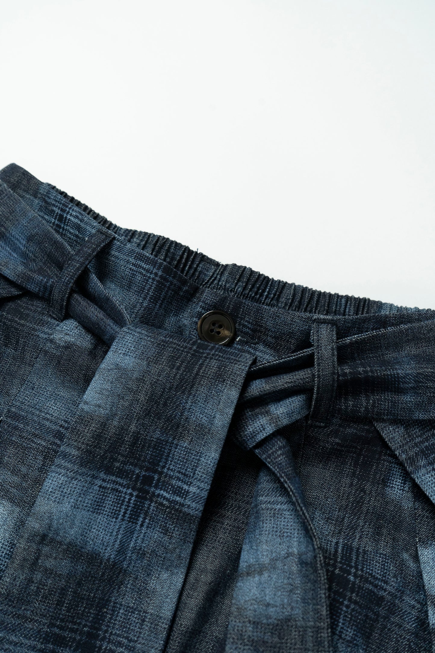 FAIRFAX CHECK DENIM KITSUNE DRESS