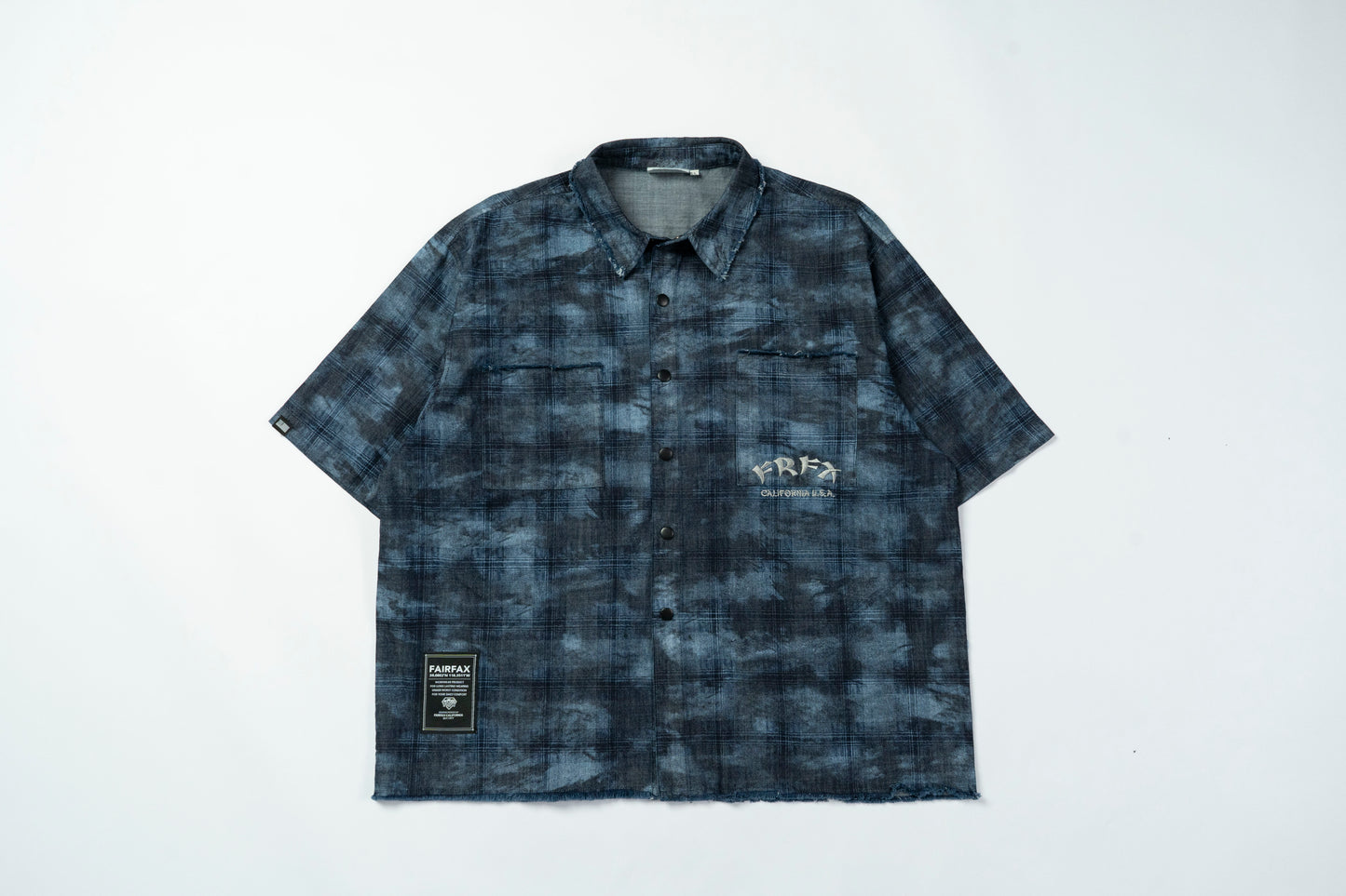 FAIRFAX CHECK DENIM KITSUNE SHIRT