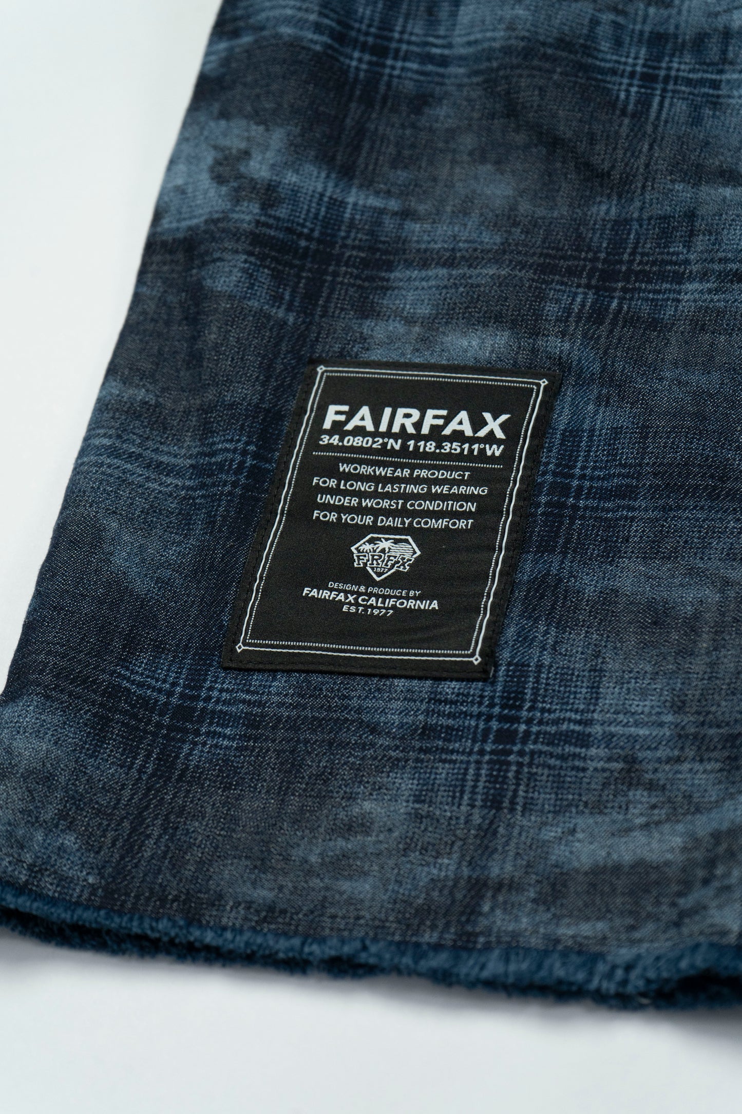 FAIRFAX CHECK DENIM KITSUNE SHIRT