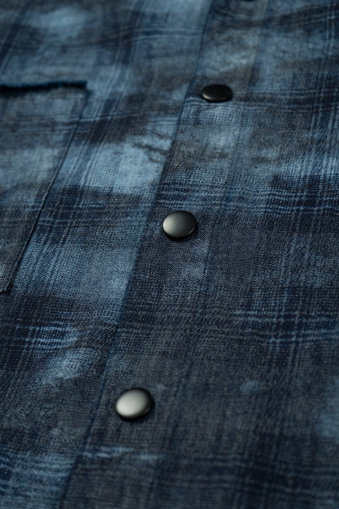 FAIRFAX CHECK DENIM KITSUNE SHIRT