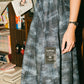 FAIRFAX CHECK DENIM KITSUNE DRESS