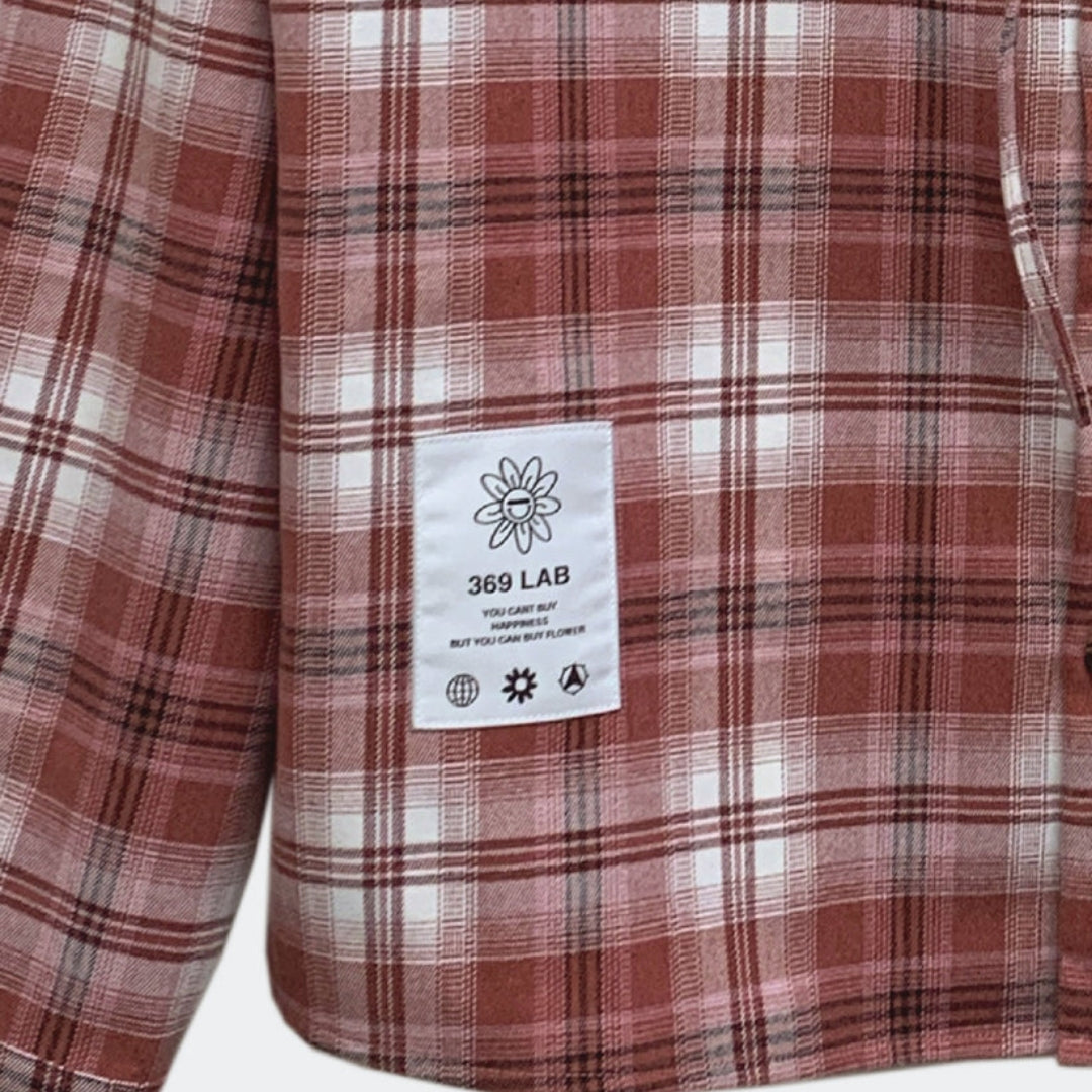 369LAB HOODED CHECK SHIRT (WOVEN)