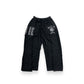 2ND CLOSET "BANDS" RECCONTRUCTED WIDE-LEG WASHED SWEATPANTS