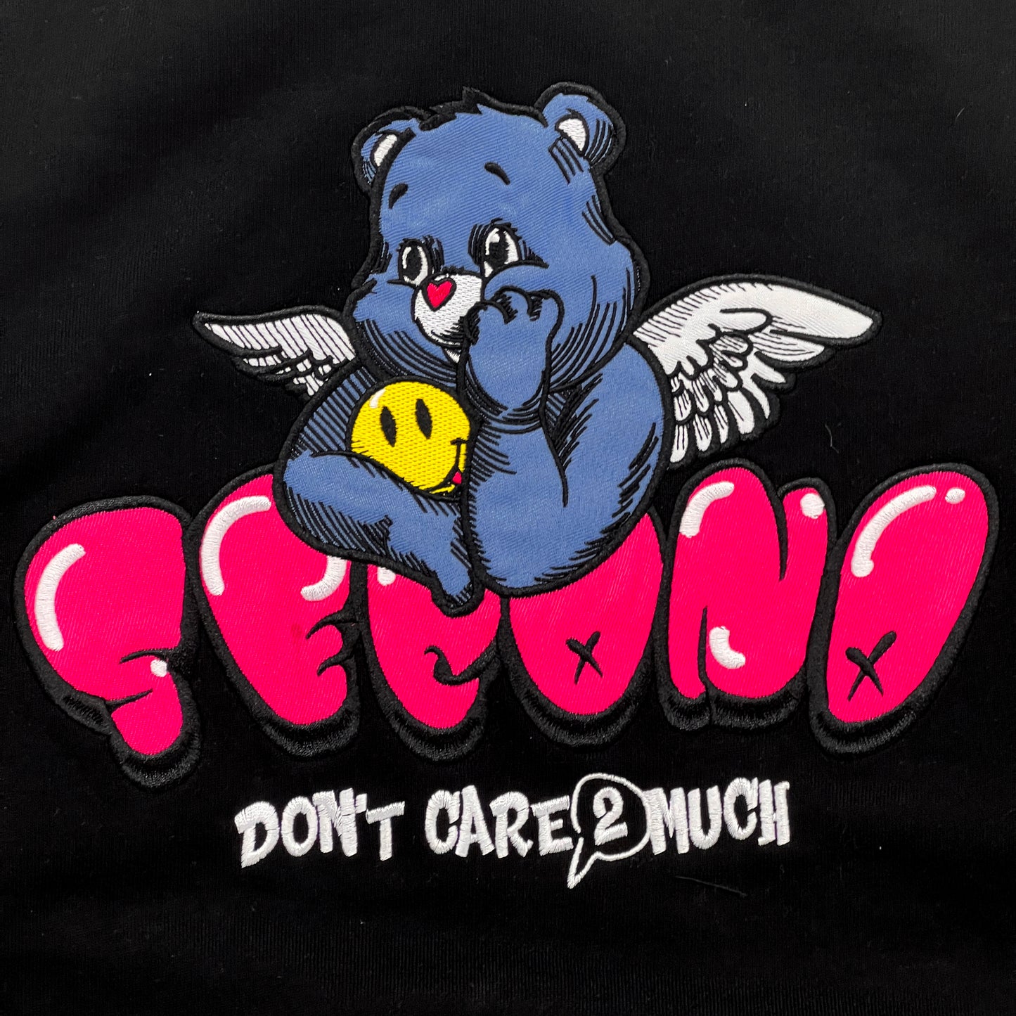 2ND CLOSET - "BABY ANGEL BEAR" APPLIQUE HOODIES