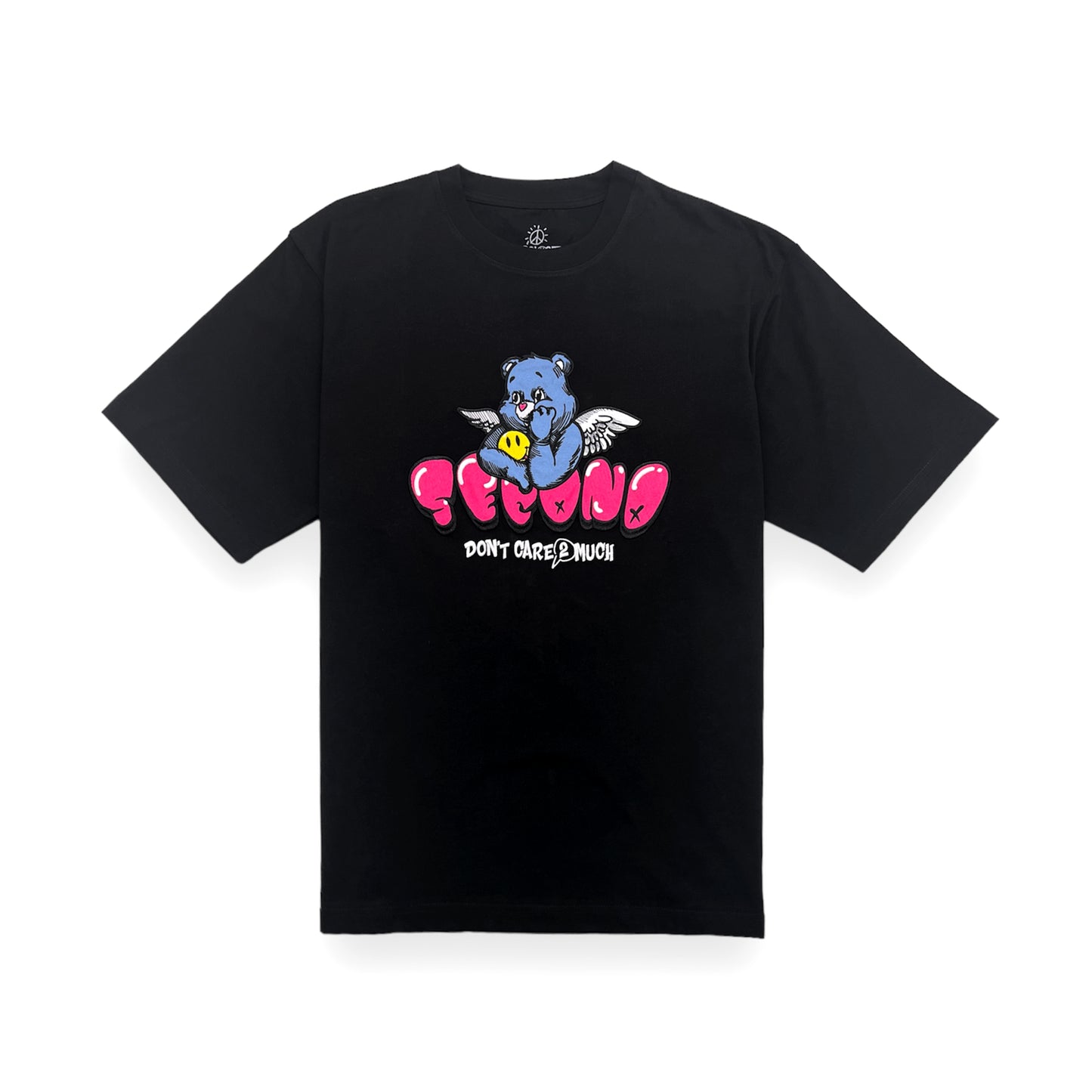 2ND CLOSET - “DON’T CARE MUCH” POPLIN + EMBRO DETAILS T-SHIRT