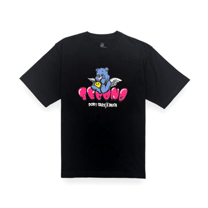 2ND CLOSET - “DON’T CARE MUCH” POPLIN + EMBRO DETAILS T-SHIRT