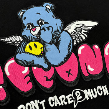 2ND CLOSET - “DON’T CARE MUCH” POPLIN + EMBRO DETAILS T-SHIRT