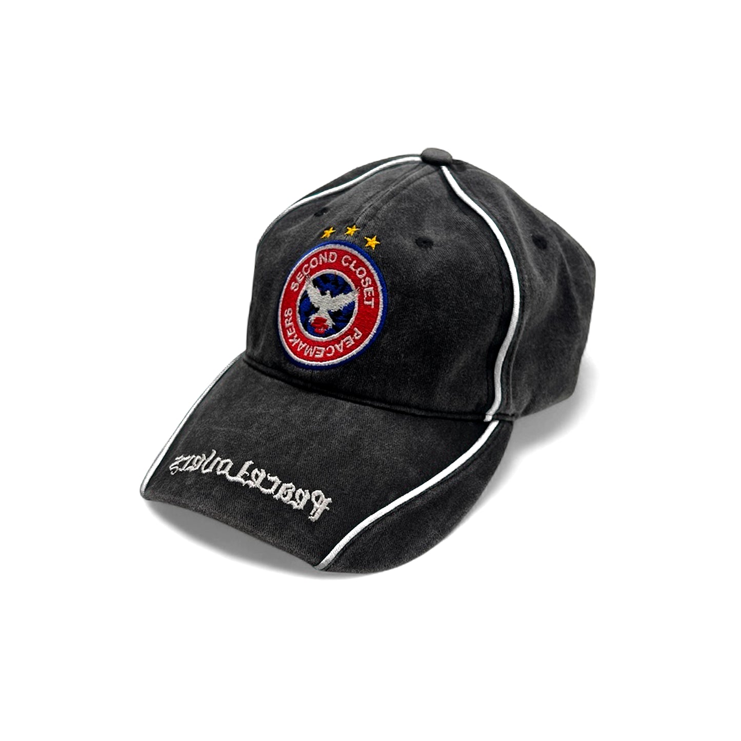 2ND CLOSET "SC SOCCER" PIPING WASHED CAP