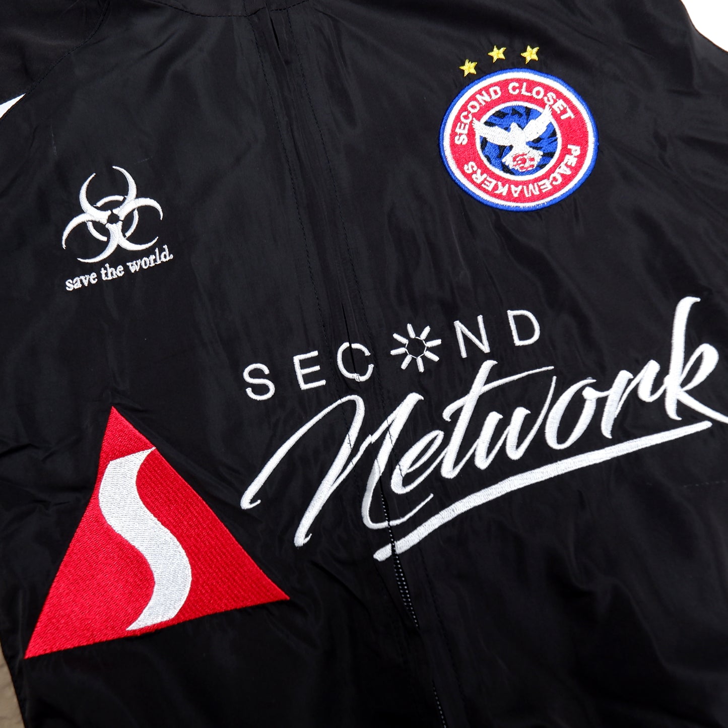 "SECOND NETWORK" SOCCER JACKET