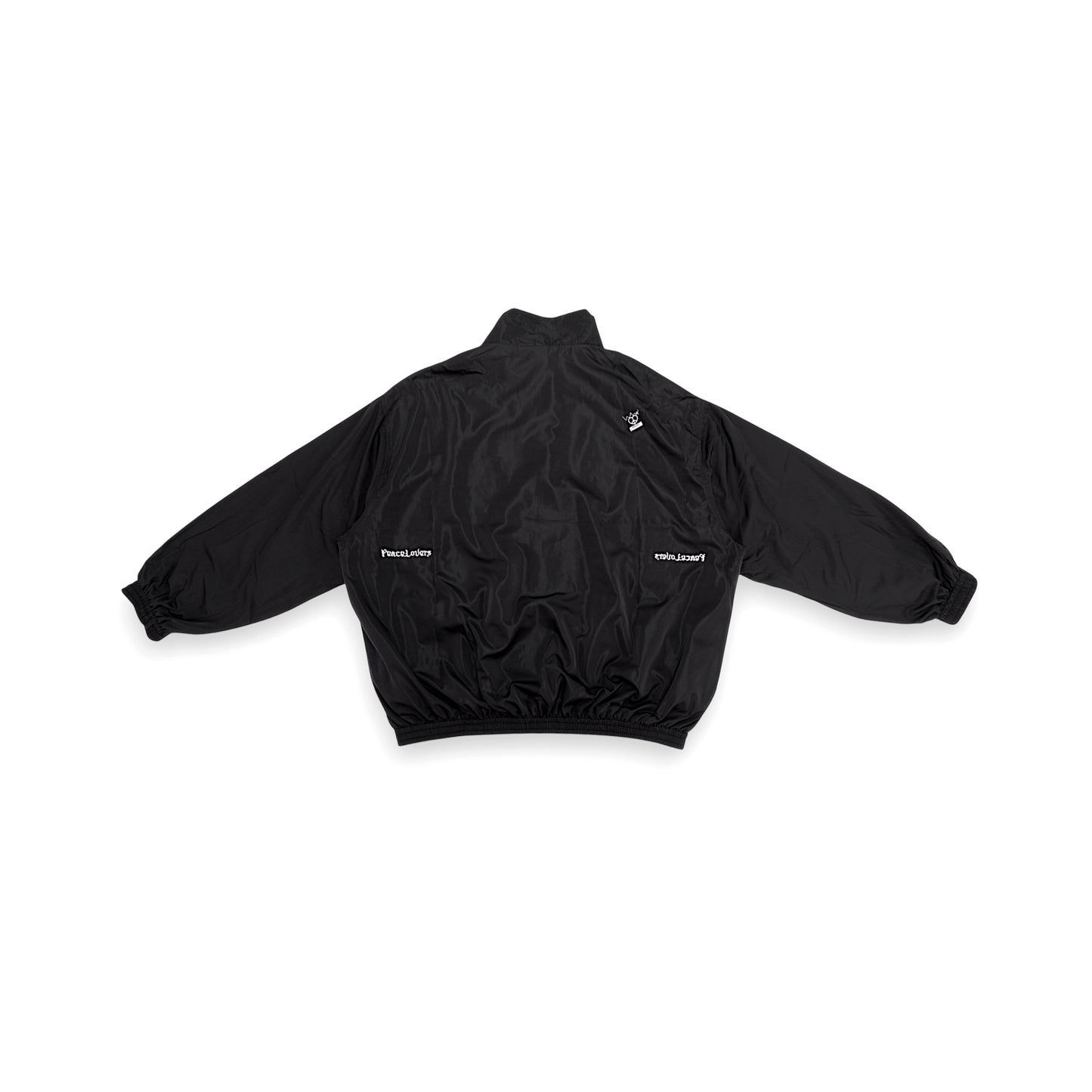 "PEACE LOVERS" OVERSIZED COACH JACKET