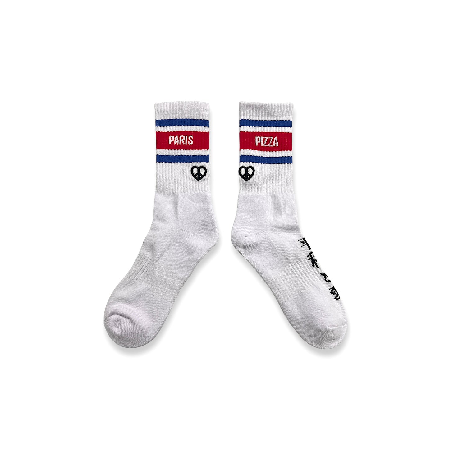 "FAITH,HOPE & LOVE" STRIPE SPORTY SOCKS
