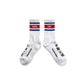 "FAITH,HOPE & LOVE" STRIPE SPORTY SOCKS